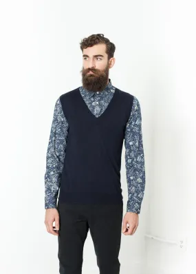 Basic Gilet in Navy -UEB