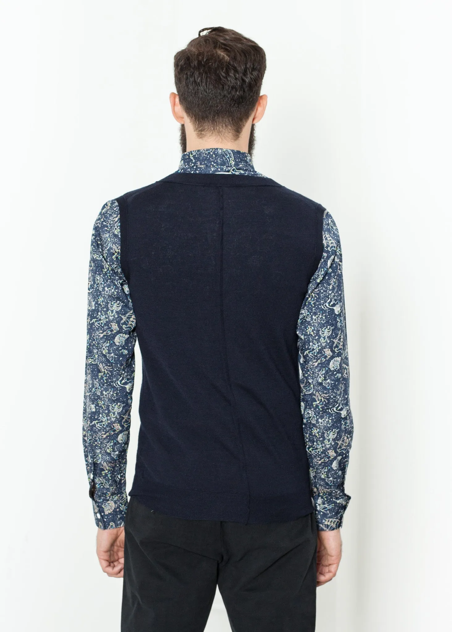 Basic Gilet in Navy -UEB