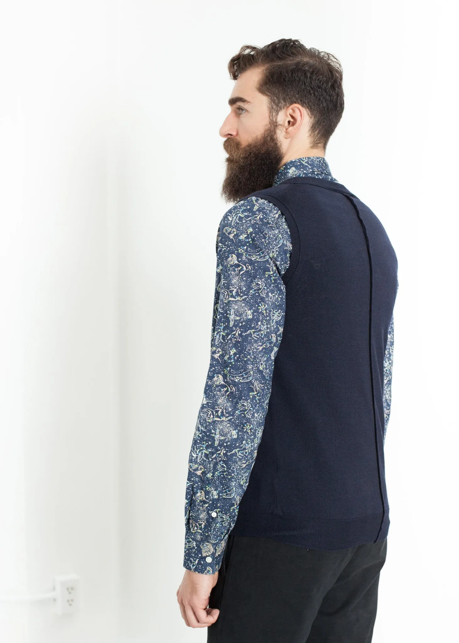 Basic Gilet in Navy -UEB