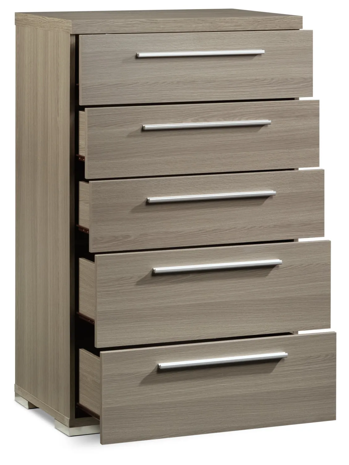 Bay Hill 5 Drawer Chest - Grey