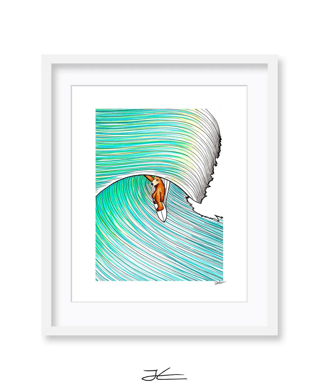 Bear Barrel - Print/ Framed Print