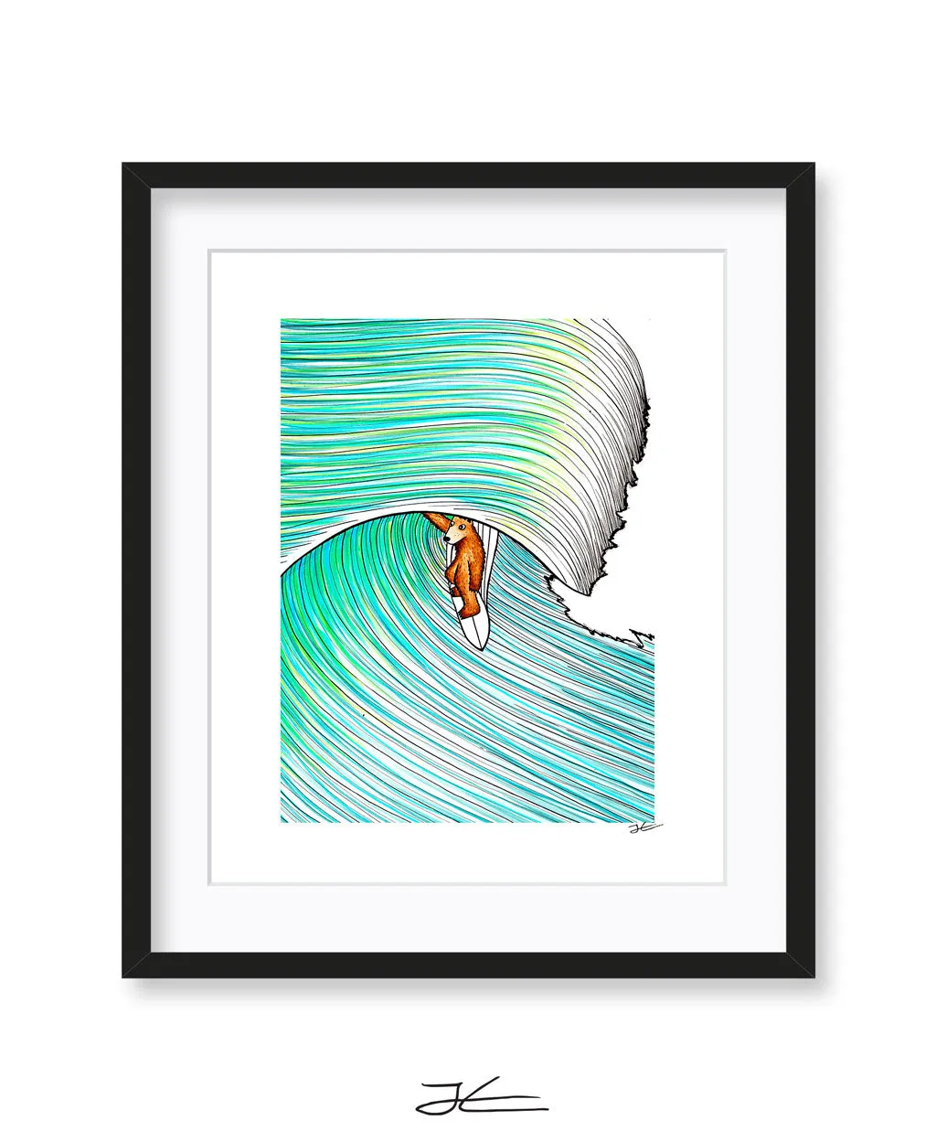 Bear Barrel - Print/ Framed Print