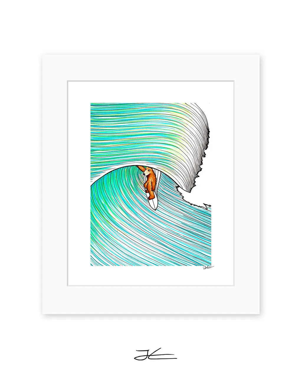 Bear Barrel - Print/ Framed Print