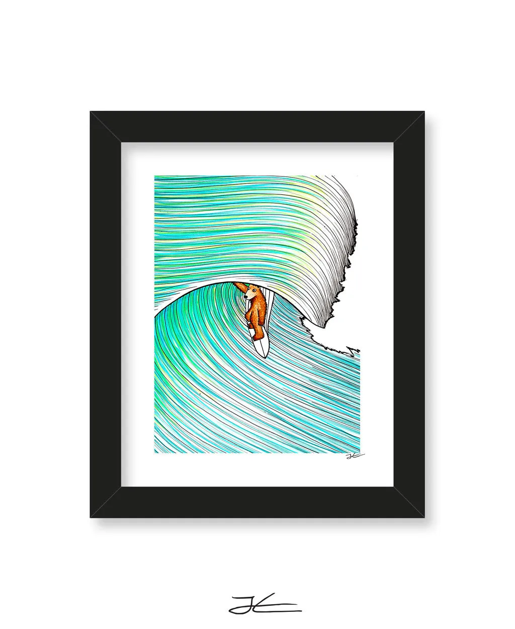 Bear Barrel - Print/ Framed Print