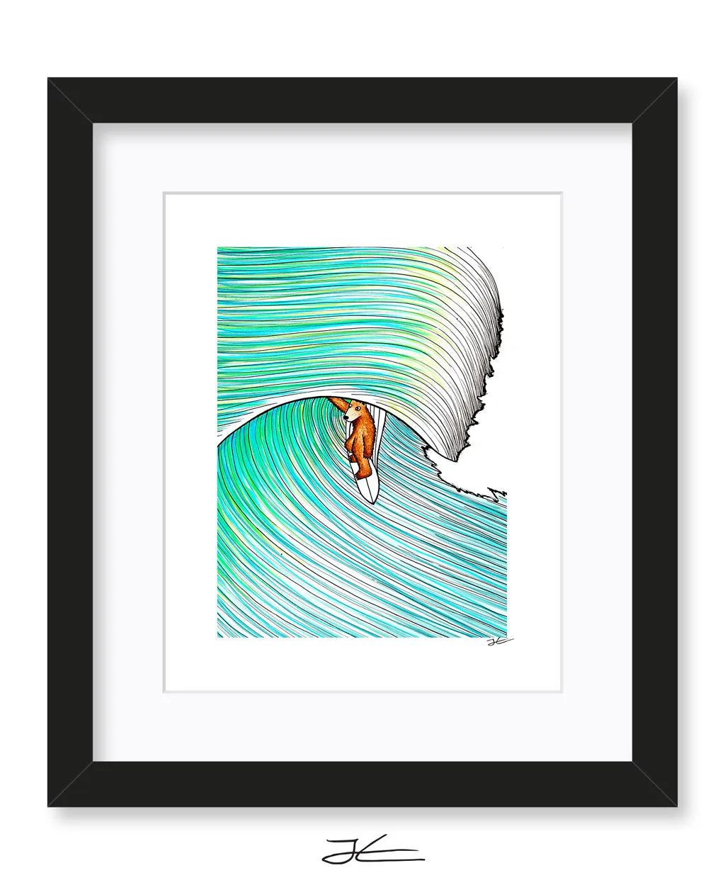 Bear Barrel - Print/ Framed Print