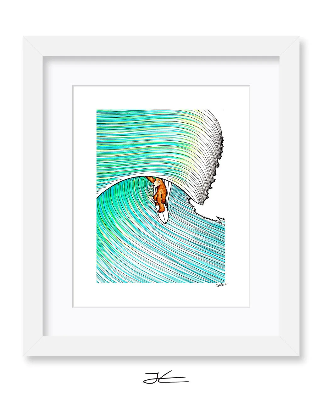 Bear Barrel - Print/ Framed Print