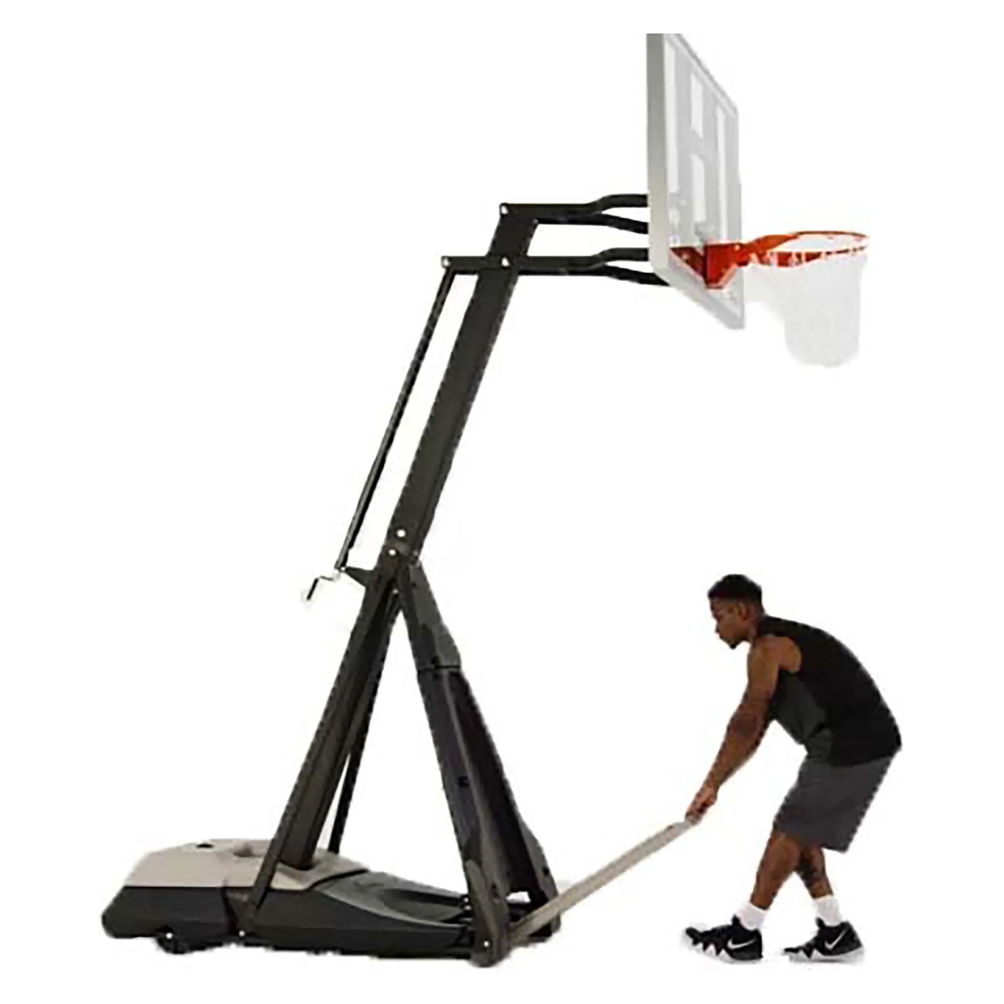 Beast 54 Inch Glass Portable Basketball System