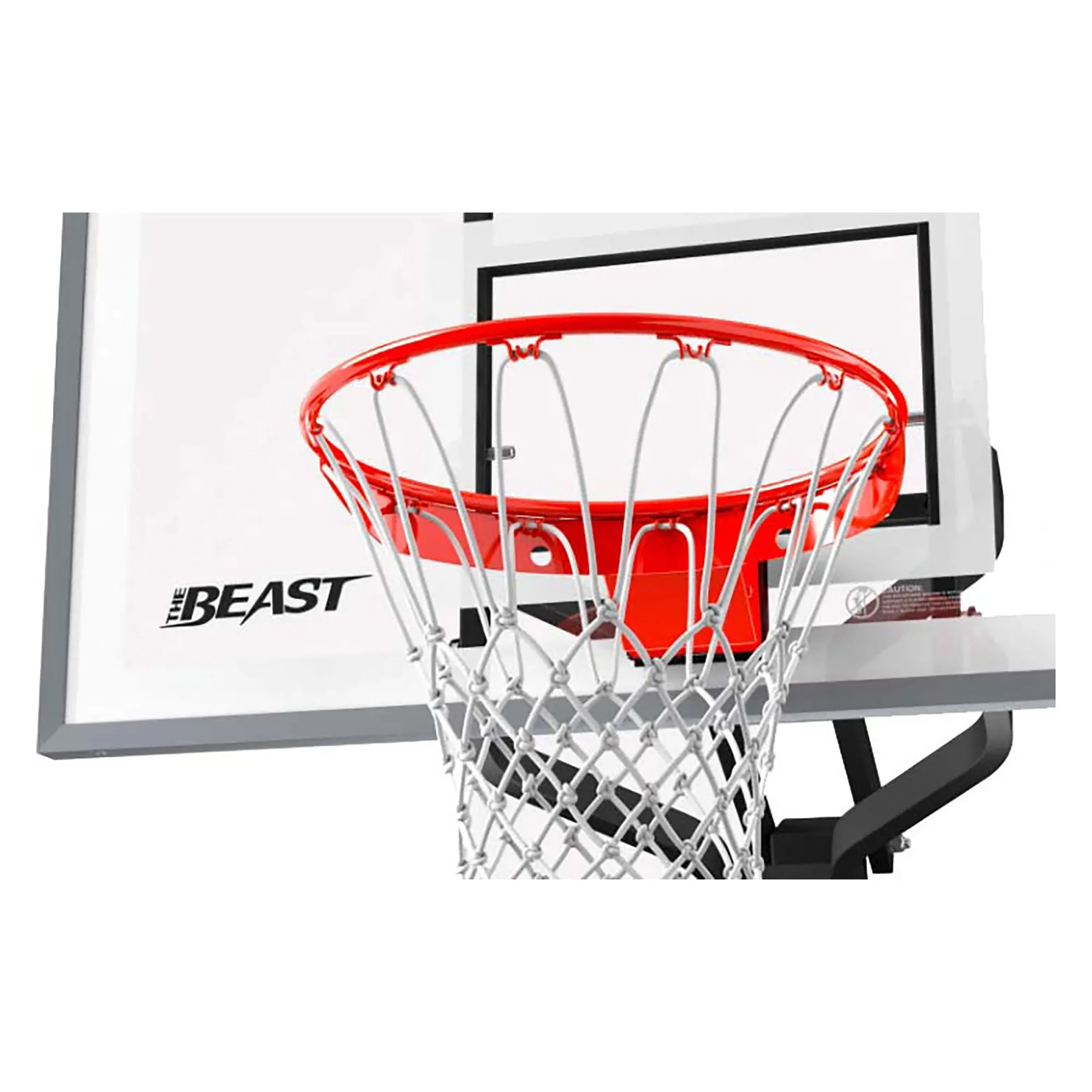 Beast 54 Inch Glass Portable Basketball System