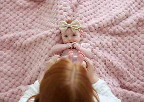 Belgian Waffle Dusty Rose Blanket