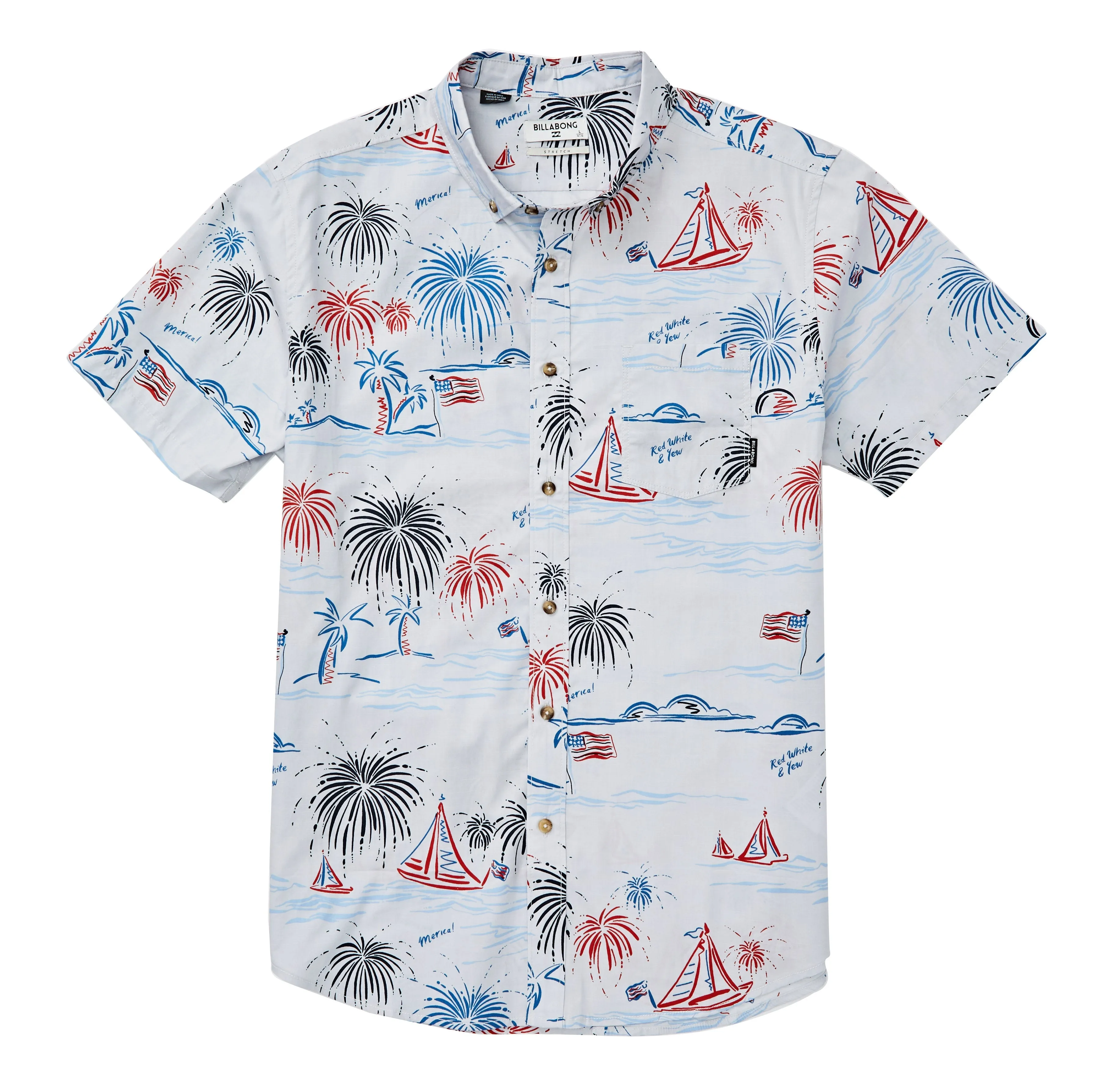 Billabong Sundays July Shirt - MD ONLY - NO RETURNS