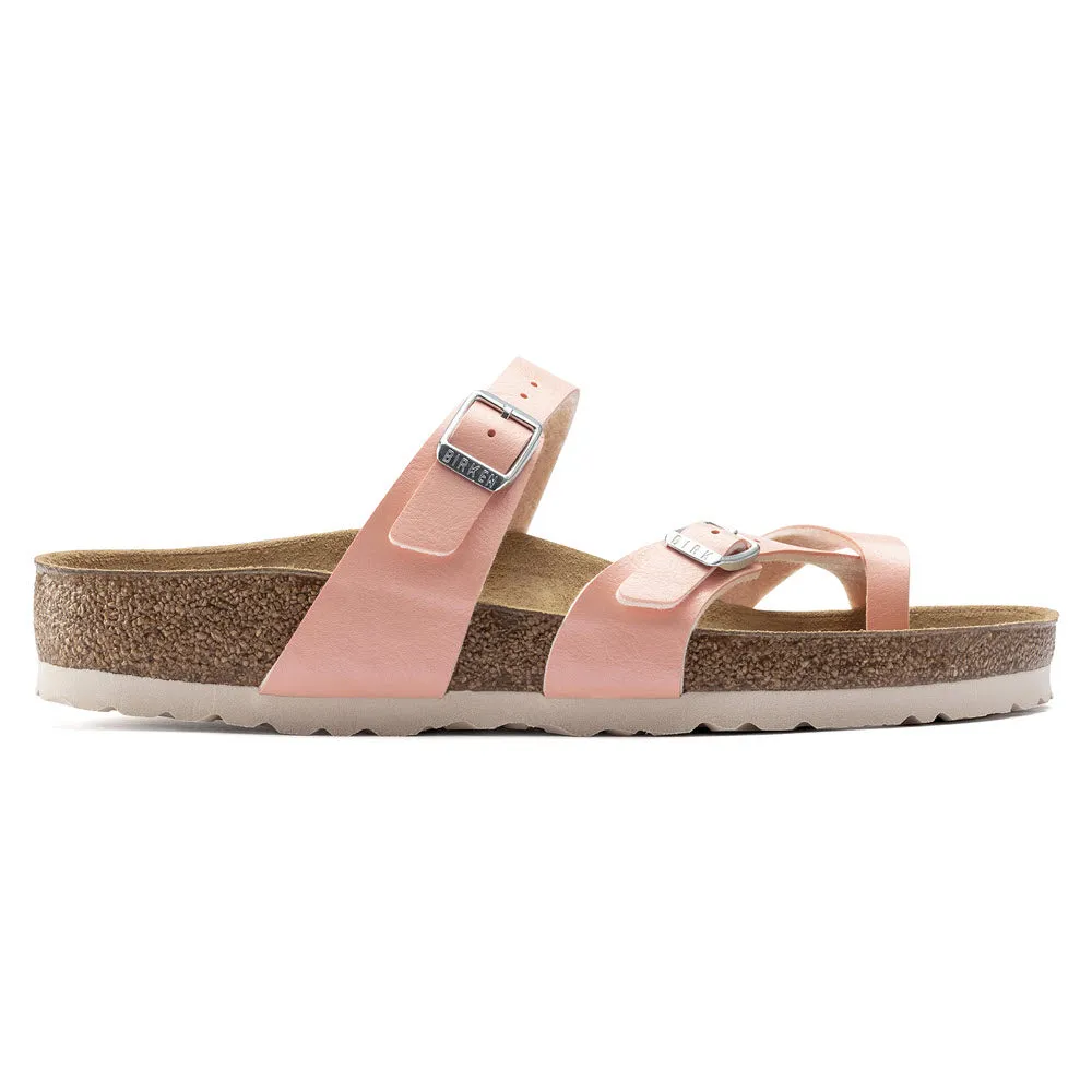 BIRKENSTOCK MAYARI GRACEFUL CORAL PEACH BIRKOFLOR - WOMENS