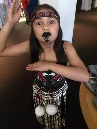 Black Lipstick for Maori Kapa Haka