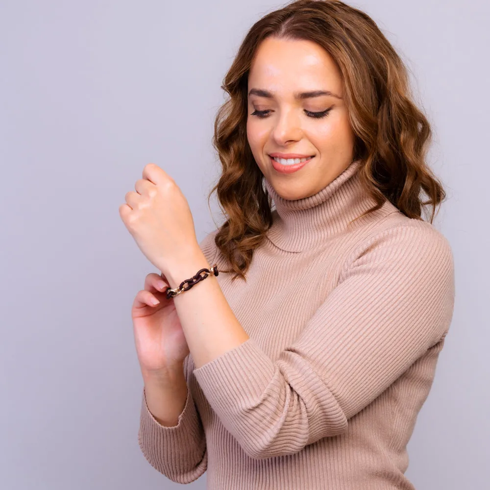 Black Pop Bronze Bracelet