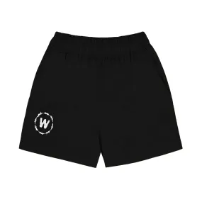 BLACK - SHORTS "HAND PAINTED"