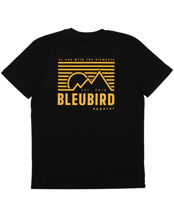 Bleubird Unisex Retro-Peaks T-shirt