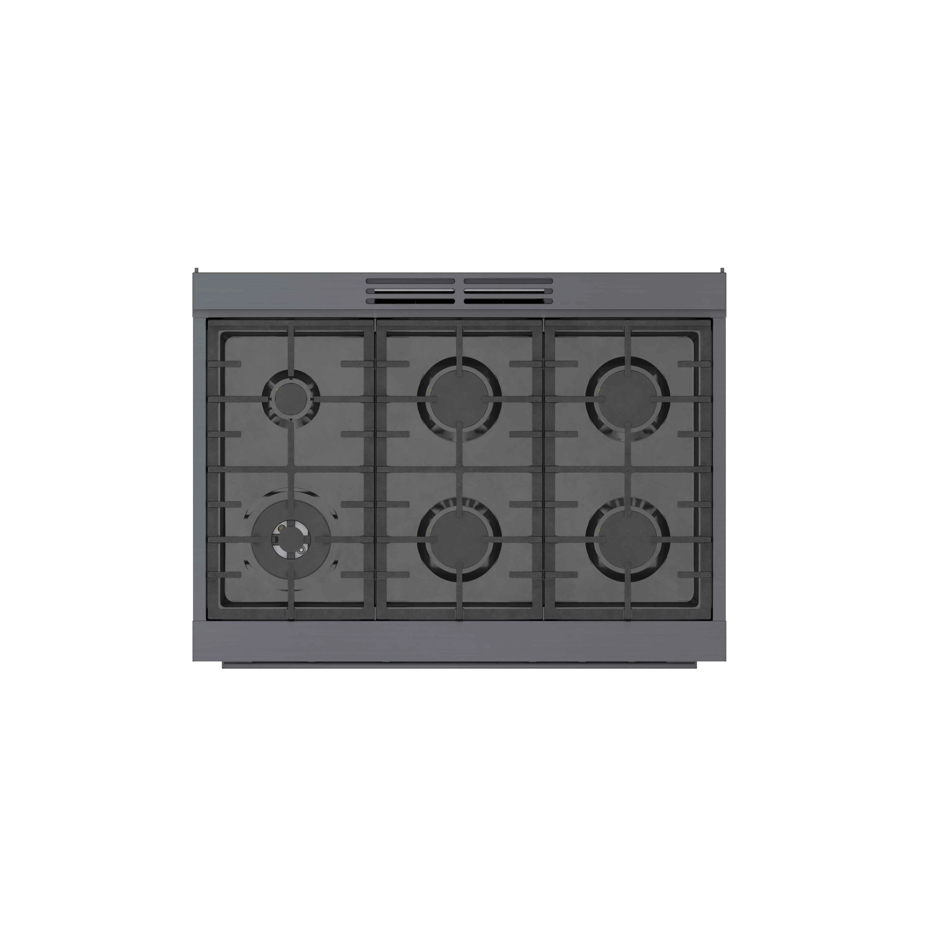 Bosch 36" Industrial Style Gas Range Black Stainless Steel - HGS8645UC