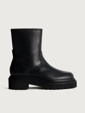 BOTA PIEL OFFICE NEGRO