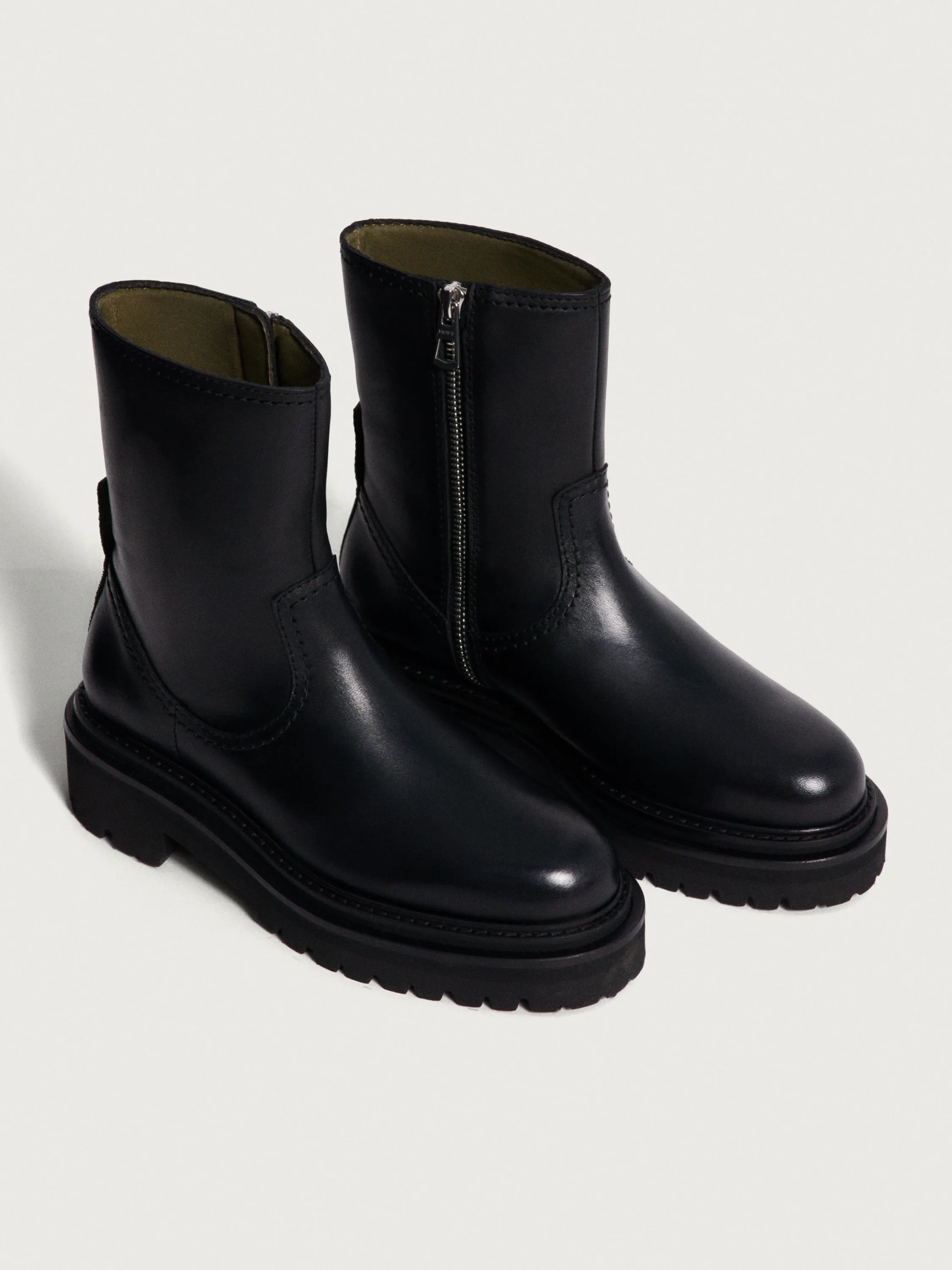 BOTA PIEL OFFICE NEGRO