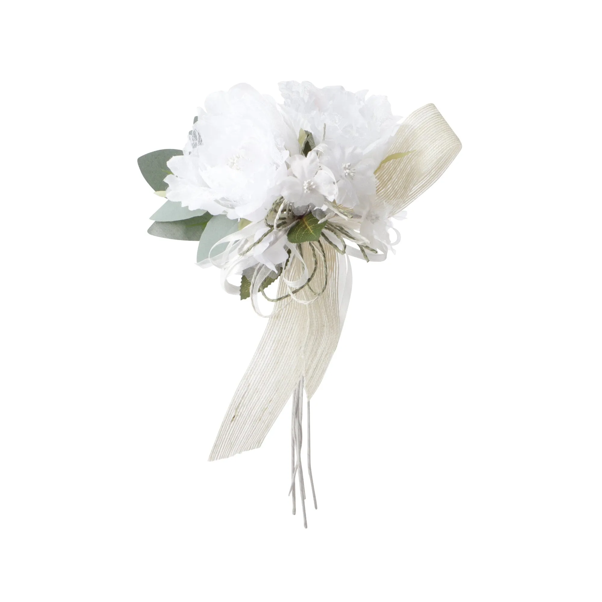 Bouquet Lace Peony S White