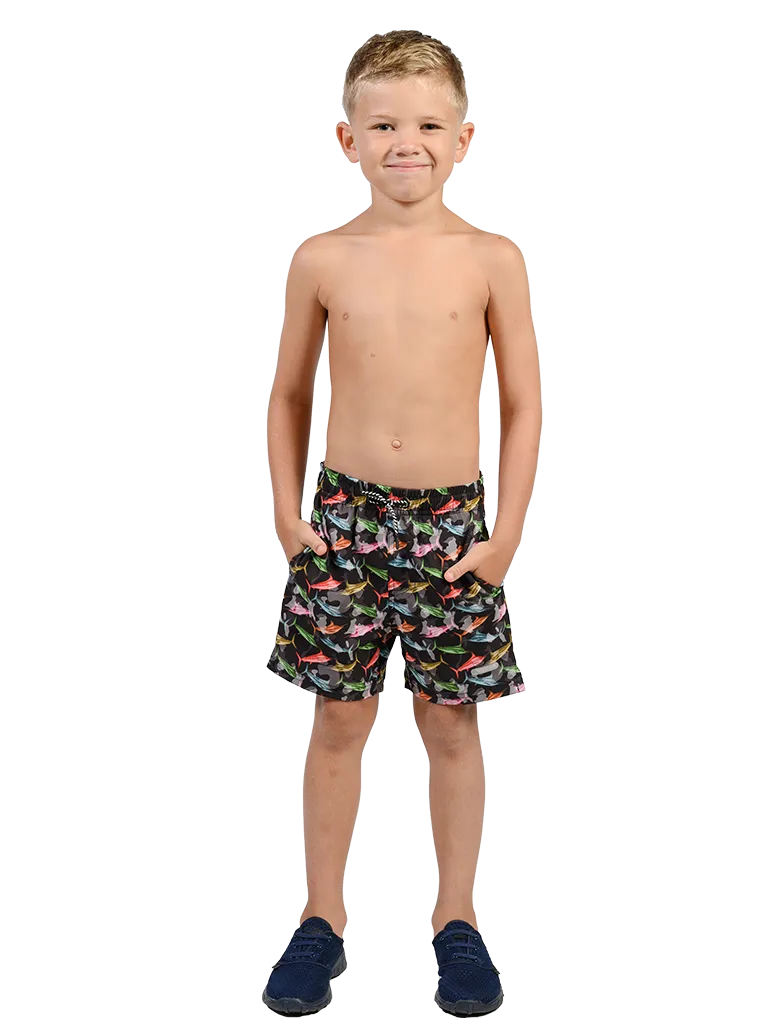 Boys printed swim shorts