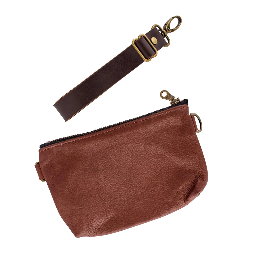 Buckle Up Convertible Bag - Cognac