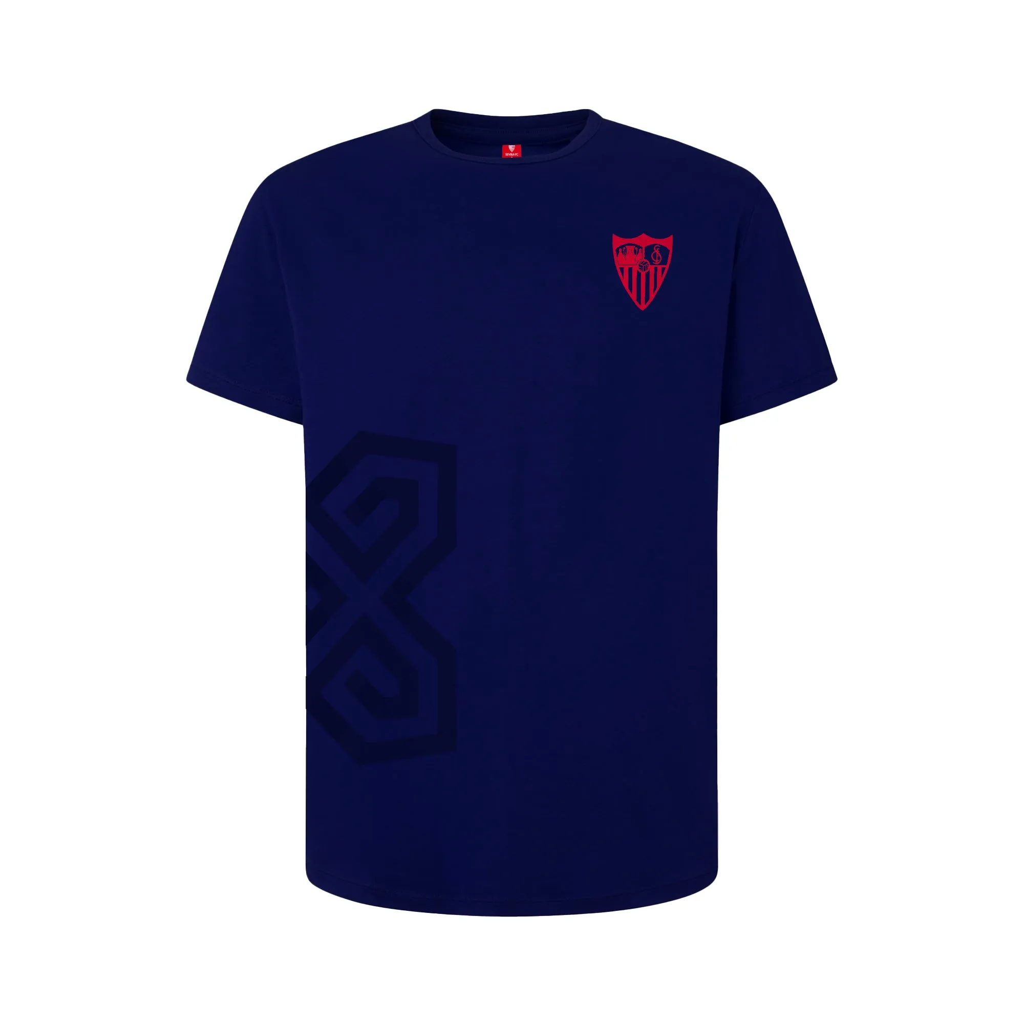 Camiseta Azul Escudo Rojo 23/24 Adulto