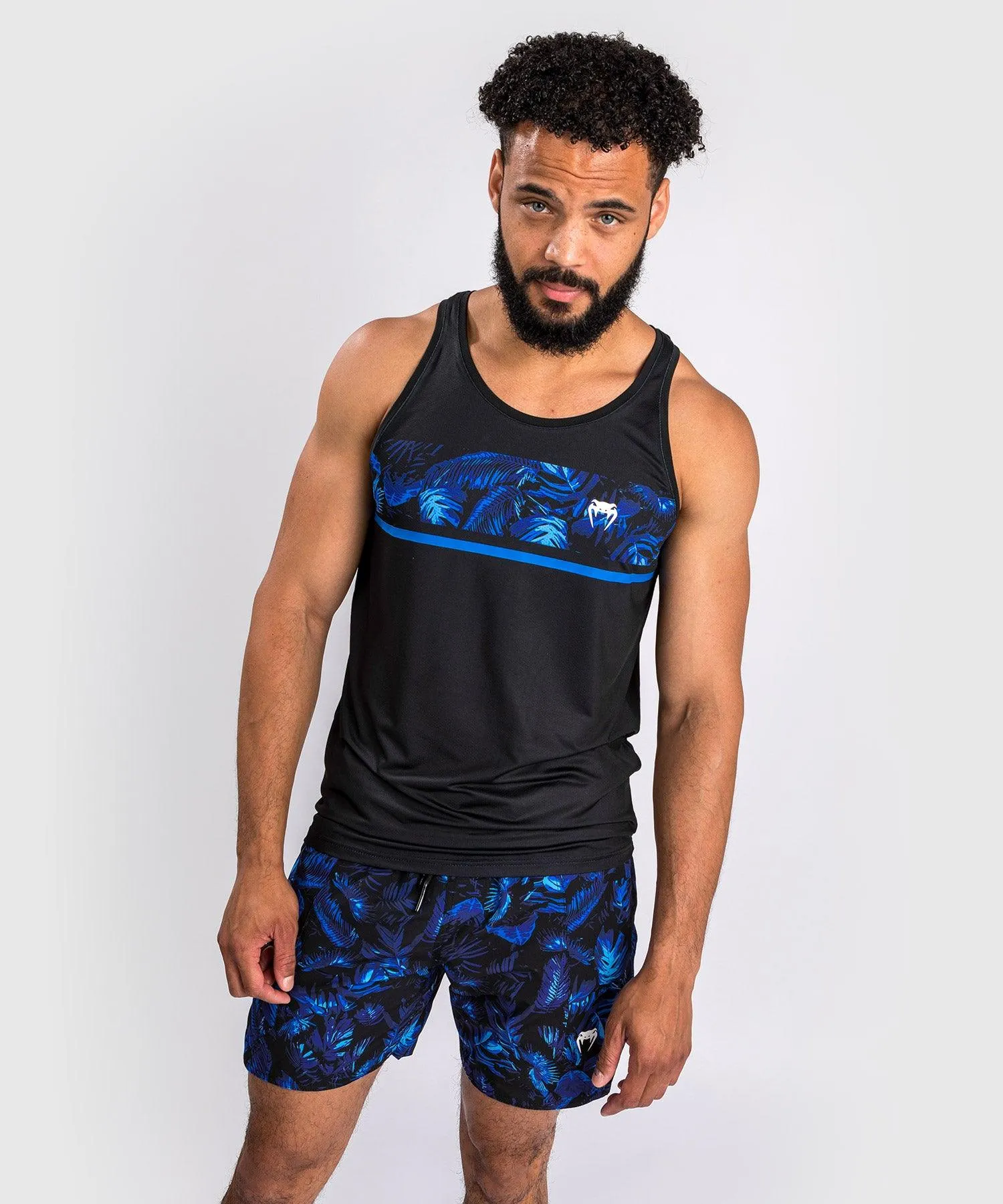 Camiseta de tirantes Venum Bali Jungle Dry Tech - Azul