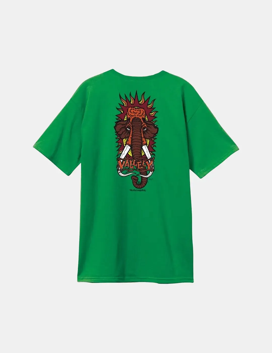 Camiseta New Deal Vallely Mammoth Verde