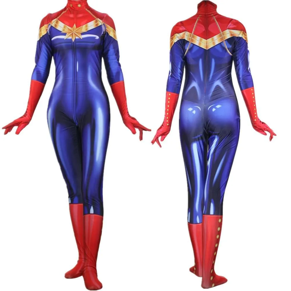 CAPTAIN MARVEL Cosplay Costume for Women