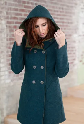 CAR COAT · teal