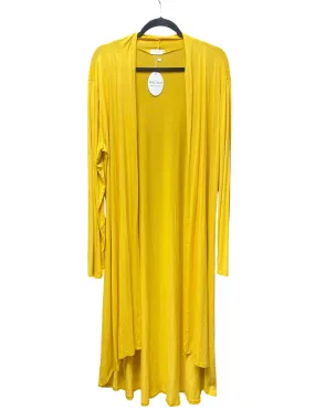 Cardigan By Clothes Mentor In Yellow, Size: L