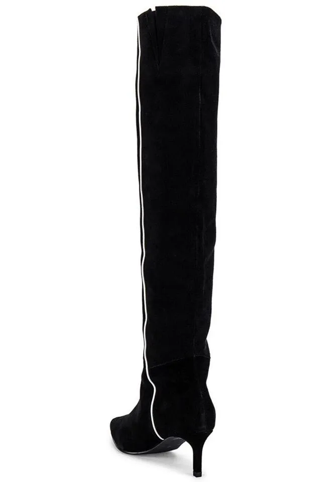 Caverley Jazzy Boot Black Suede