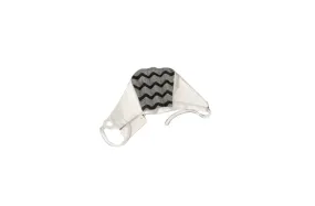 Chant de Joie Baby White/Black Bonnet