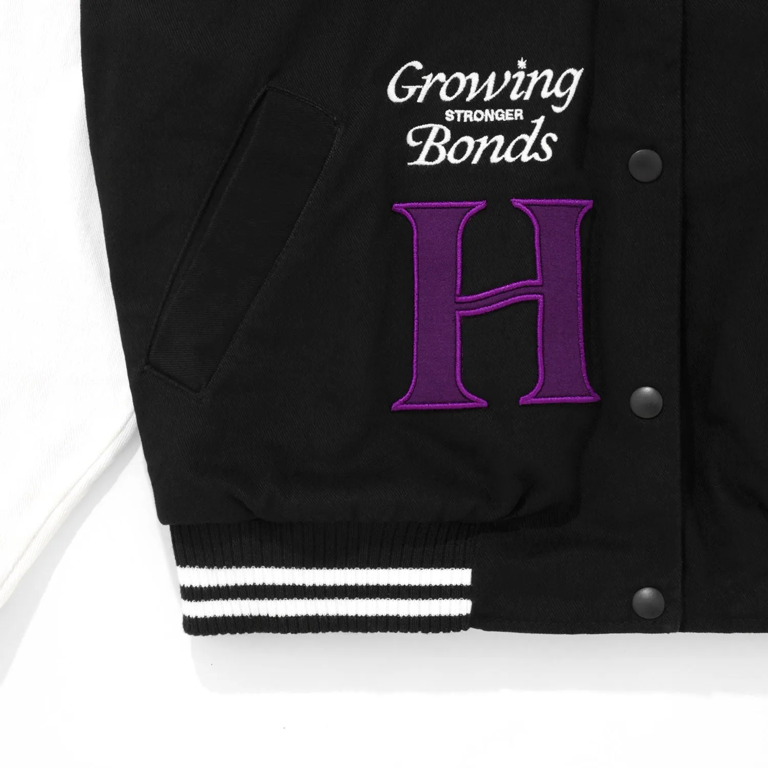 Chaqueta Bomber True X Herb - Negra