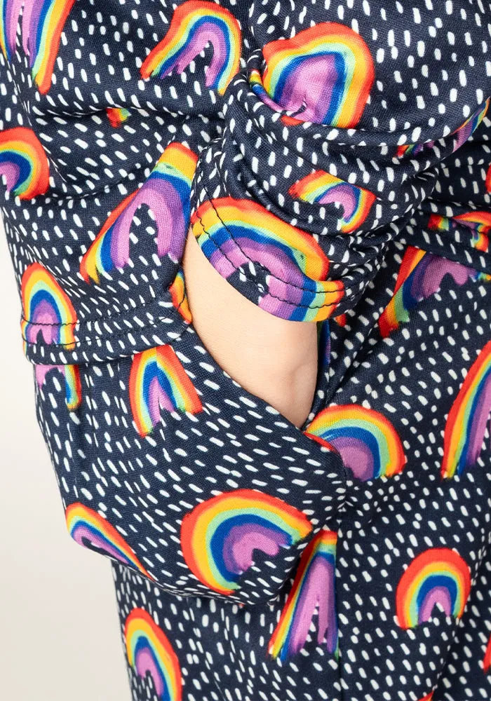 Children's Rainbow Print Pyjama Set (Nara)