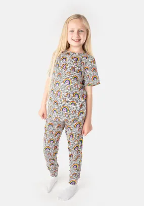 Children's Rainbows Print Pyjama Set (Iria)