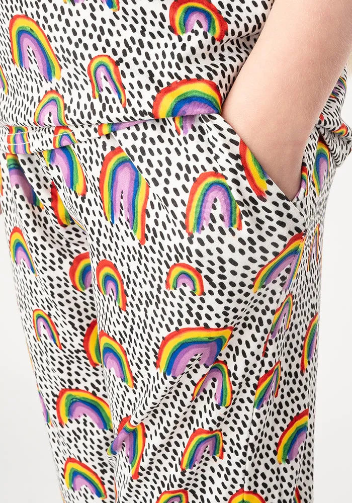 Children's Rainbows Print Pyjama Set (Iria)