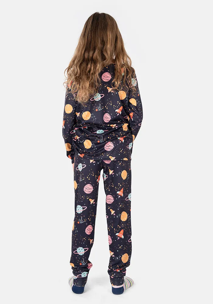 Children's Space Print Pyjama Set (Astro)