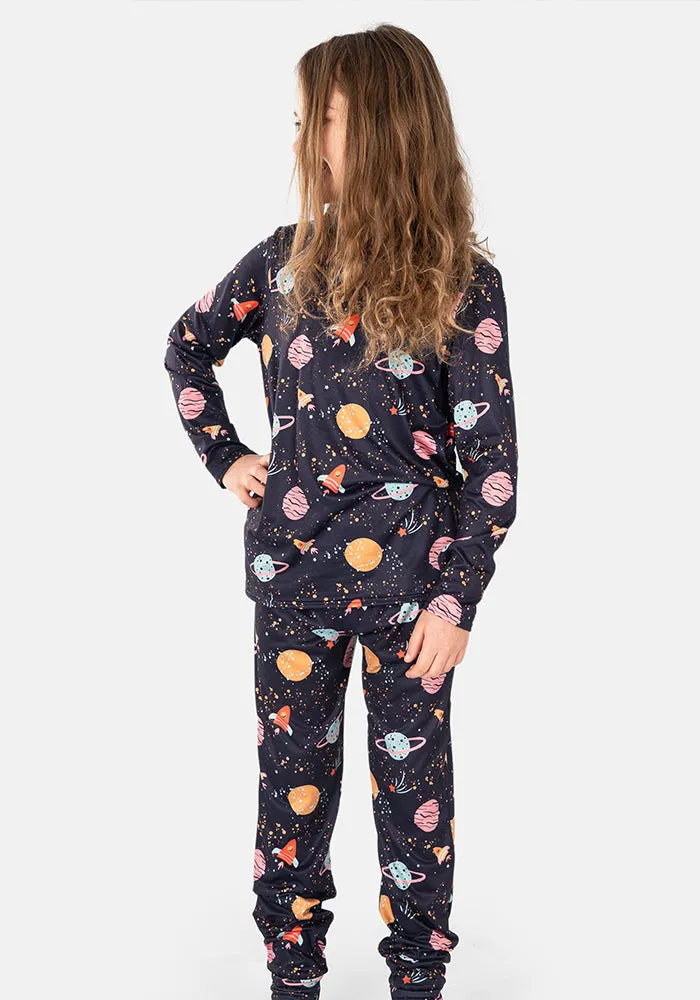 Children's Space Print Pyjama Set (Astro)