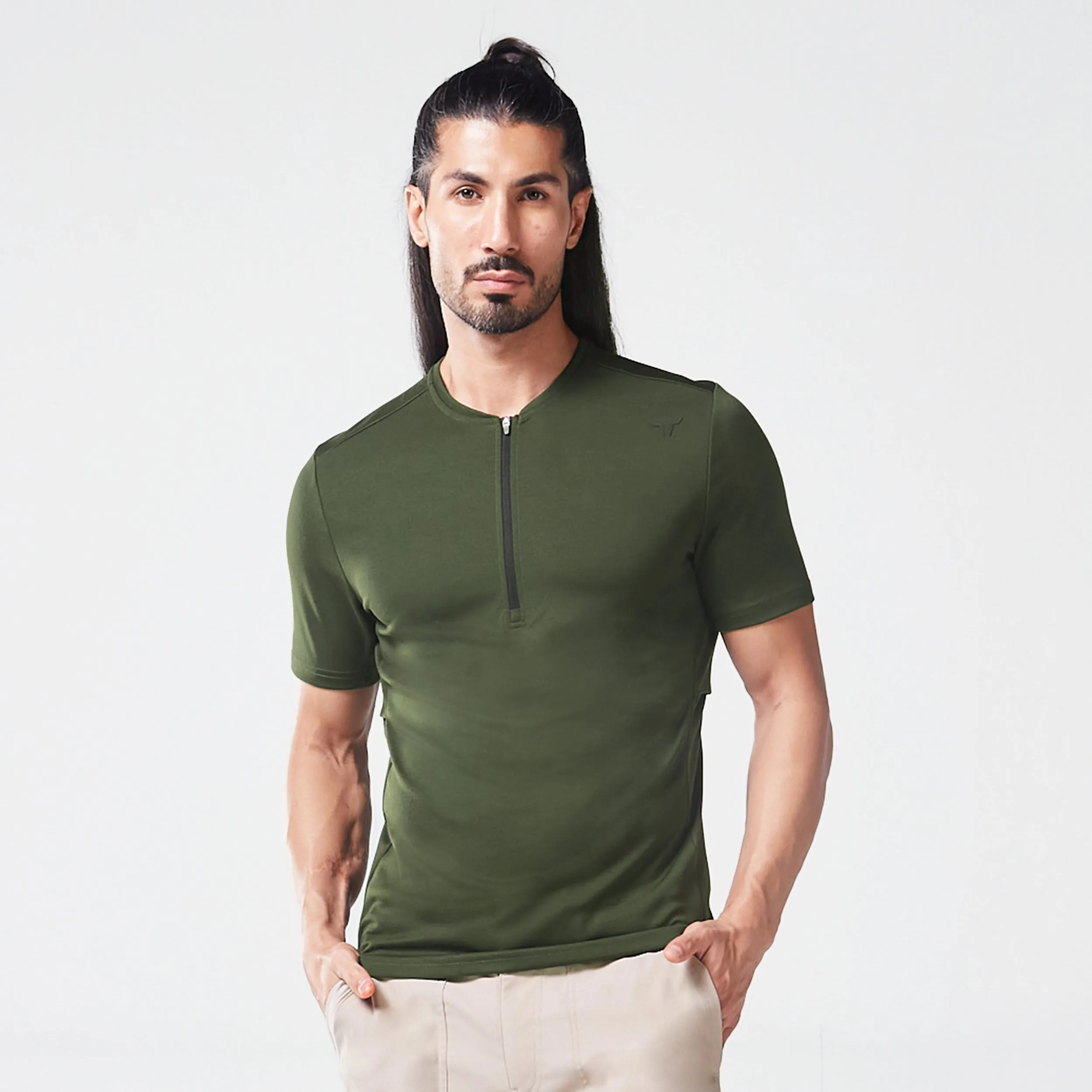 Code Zipped Urban Tee - Kombu Green