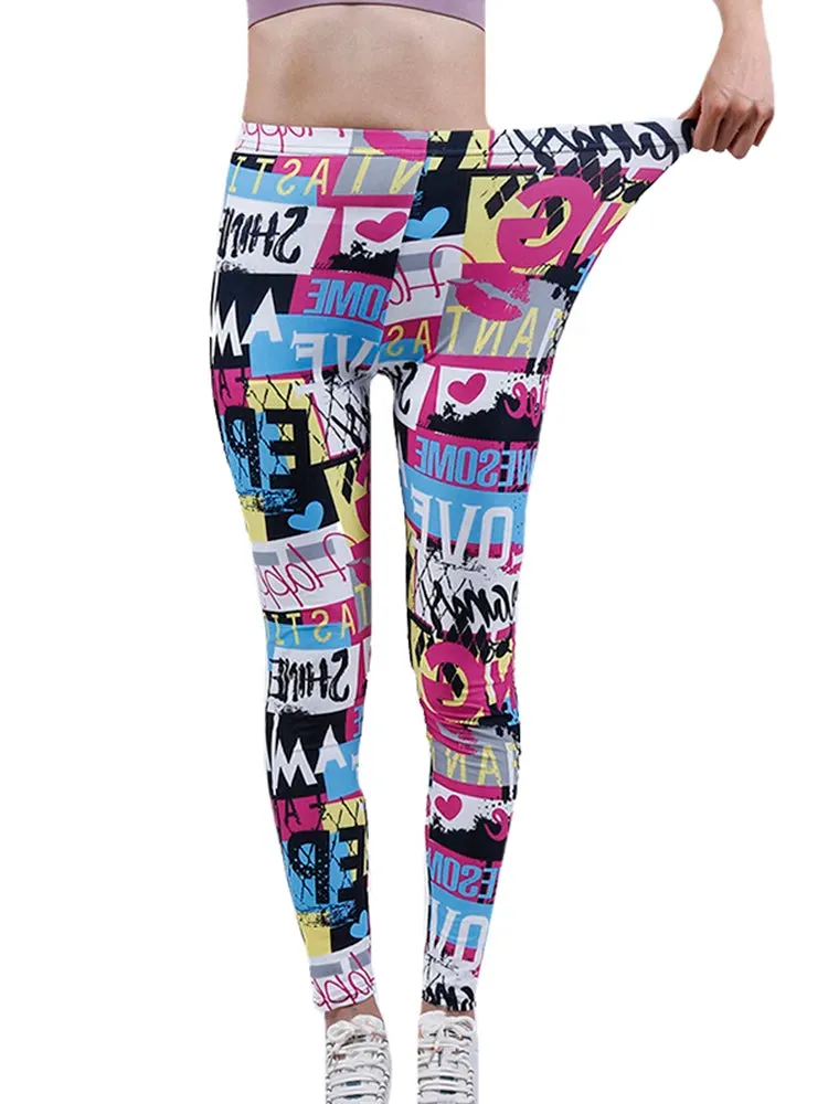 Comic Cartoon Leggings