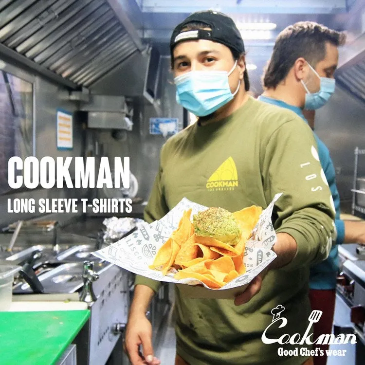 Cookman Long Sleeve Tees - Pizza : Green