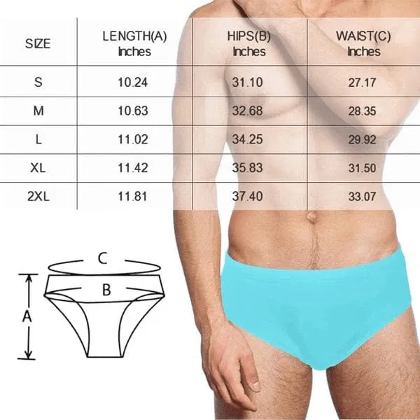 #Couple Matching Swimwear Personalized USA Flag Triangle Swim Briefs Custom Face Side Tie Bikini Swimsuit Bottom America Flag Style Men's Swim Shorts