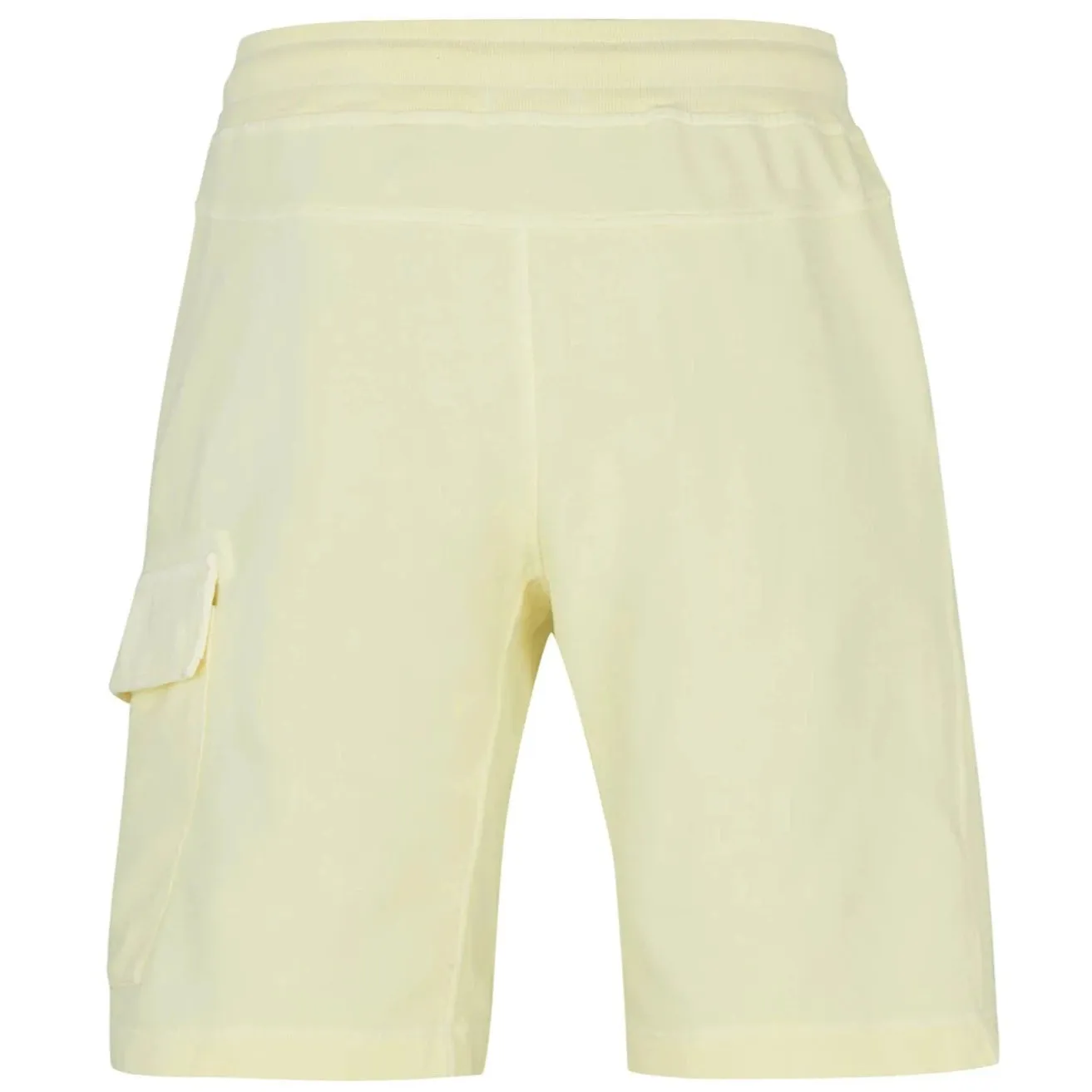 CP Company Pastel Yellow Lens Shorts