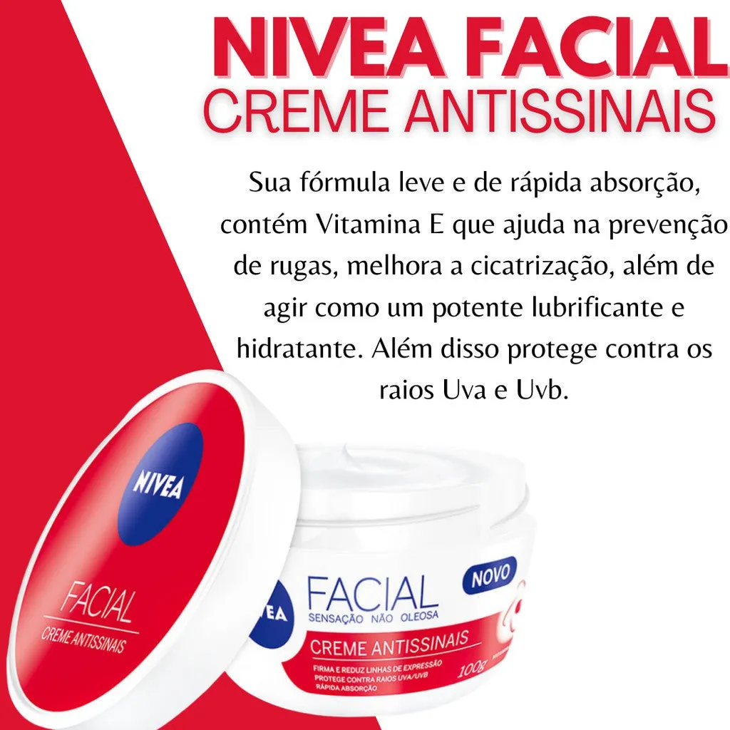 CREME FACIAL NIVEA ANTISSINAIS 100GR