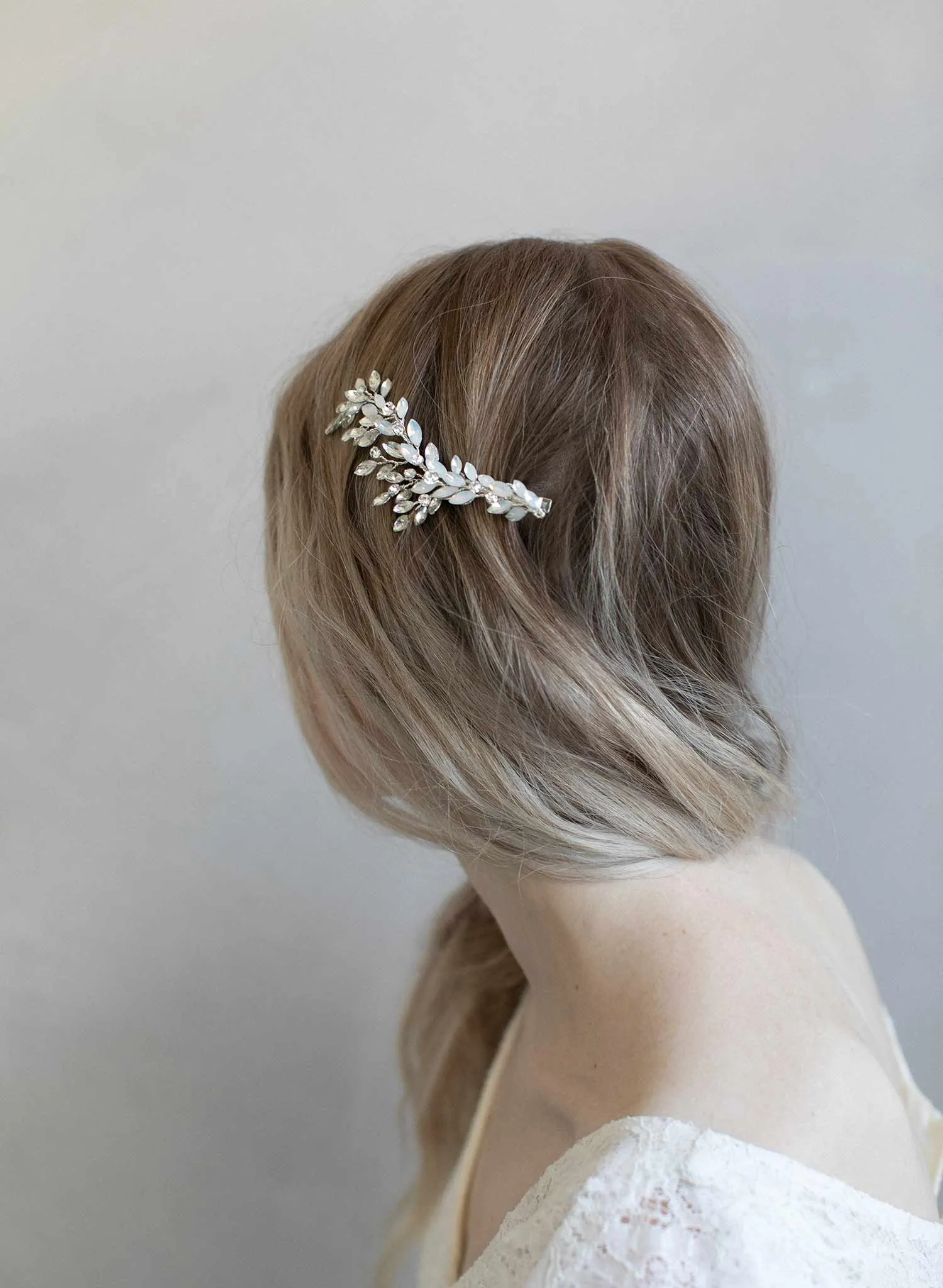 Crystal dove wing hairclip - Style #916