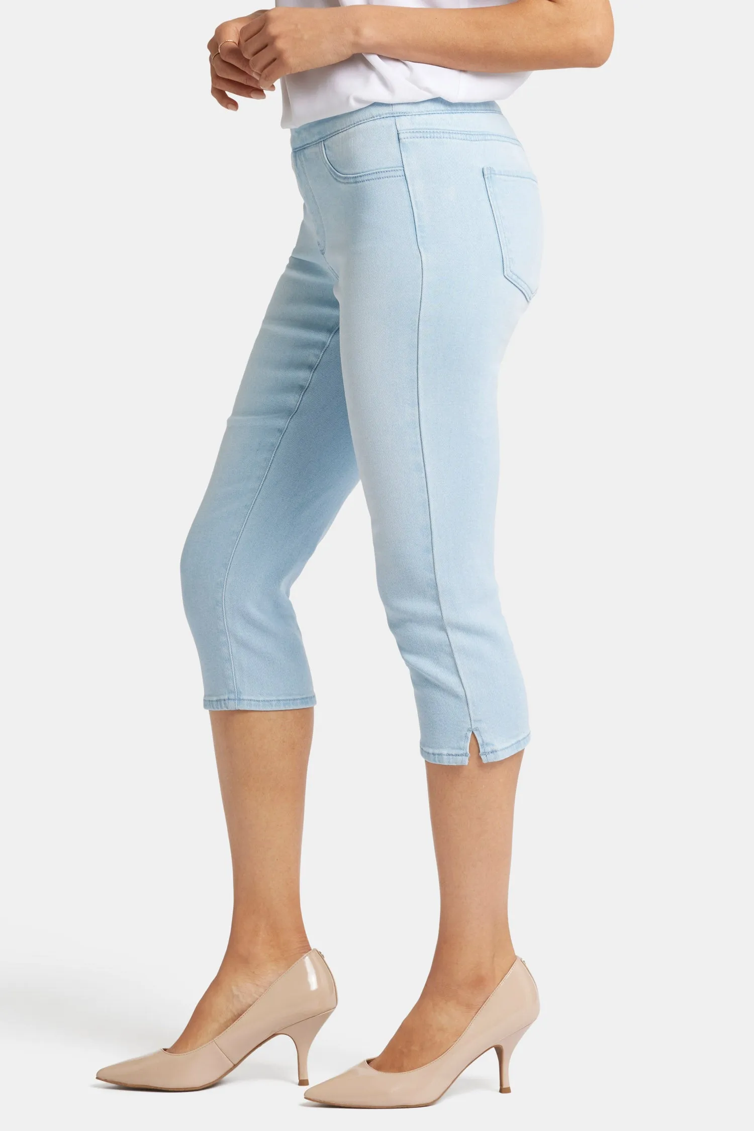 Dakota Crop Pull-On Jeans In Petite  - Oceanfront