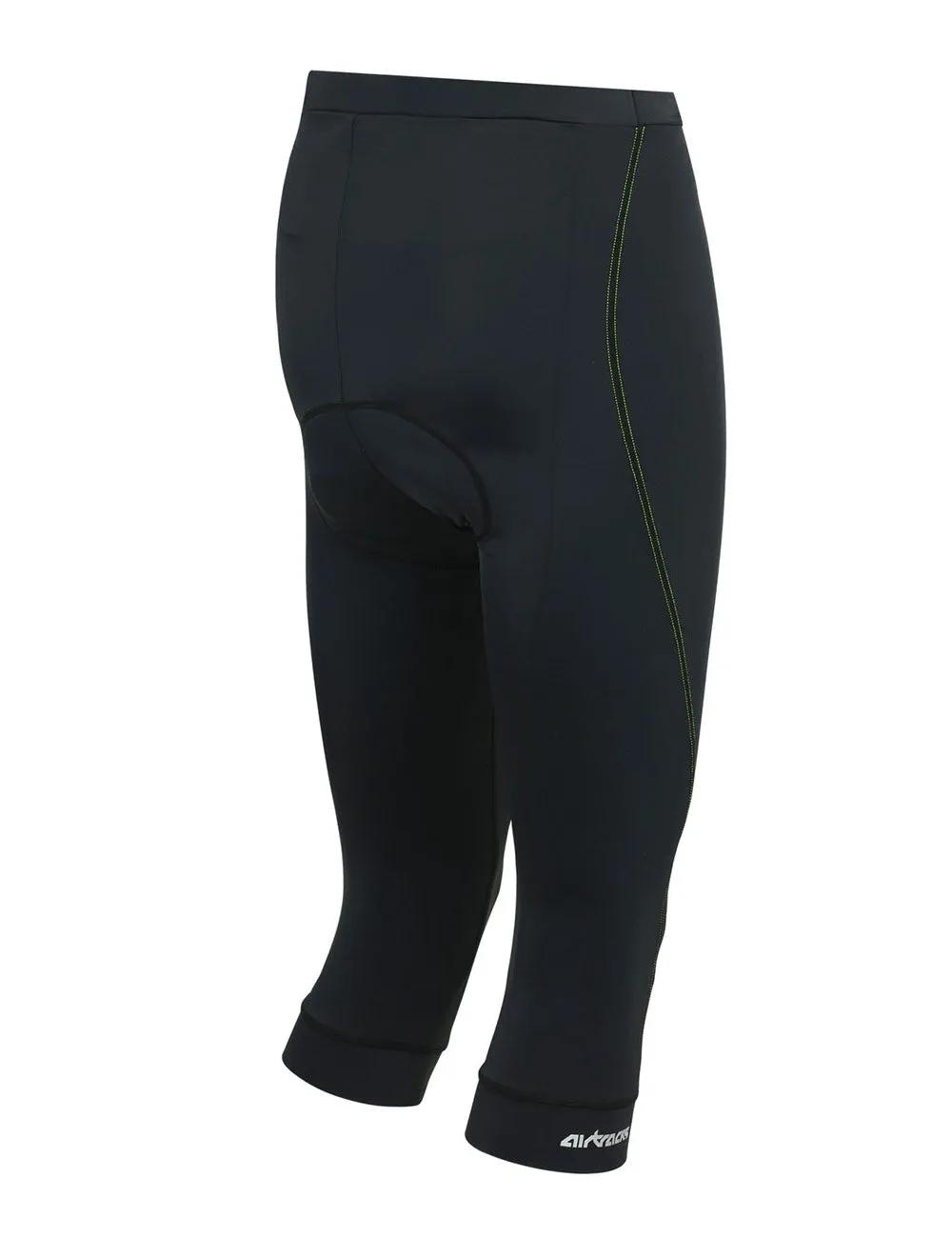 Damen Fahrradhose 3/4 Lang Comfort Line Schwarz-Neon Setprodukt