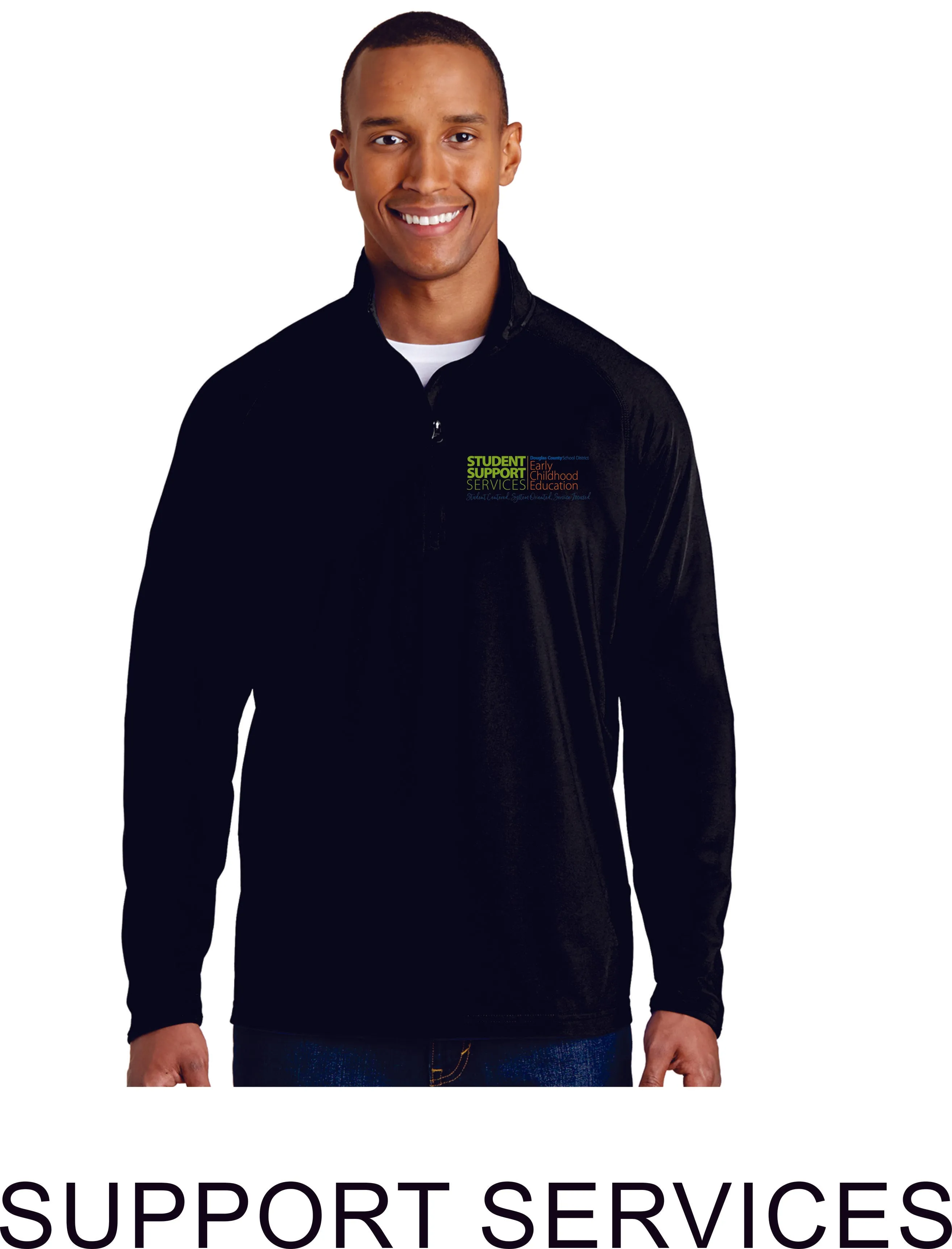 DCSD Staff Unisex 1/4 Zip- 3 designs