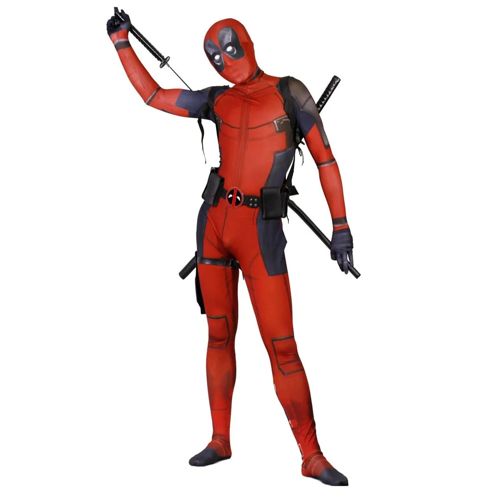 DEADPOOL Wade Wilson Jumpsuit Costume for Men